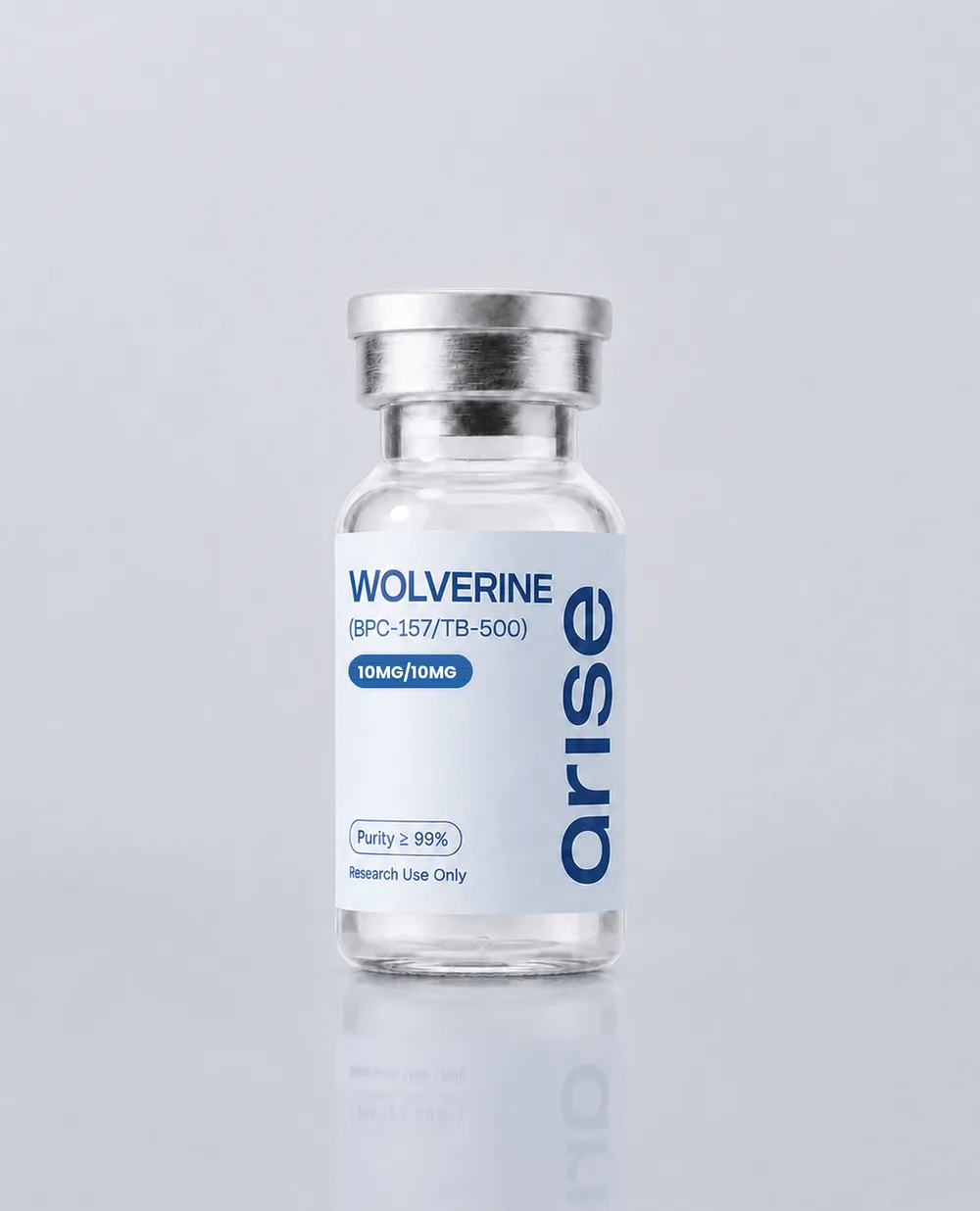 Wolverine (BPC-157 / TB-500) 10MG/10MG — Arise Biolabs research vial
