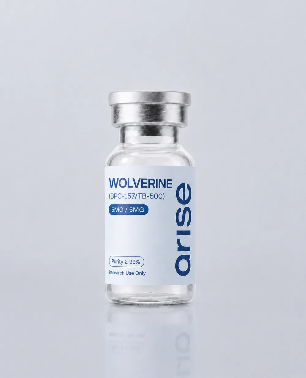 Wolverine (BPC-157 / TB-500) 5MG/5MG — Arise Biolabs research vial