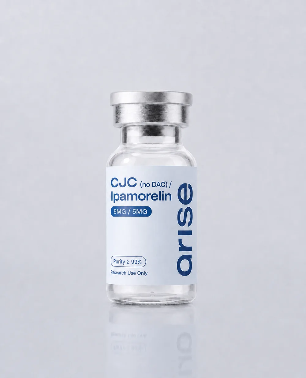 CJC (no DAC) / Ipamorelin 5MG/5MG — Arise Biolabs research vial